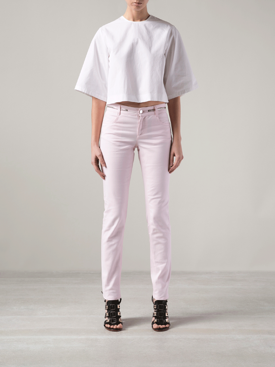 GIVENCHY-Skinny Stretch Cropped Jean-