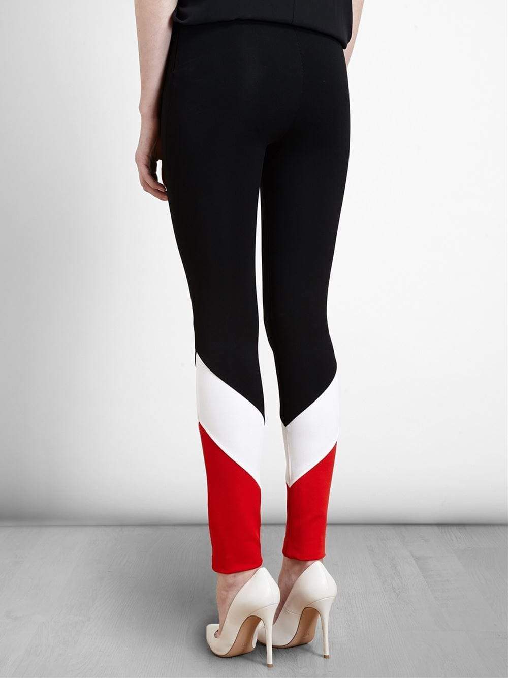 GIVENCHY-Legging With Red Stripe-