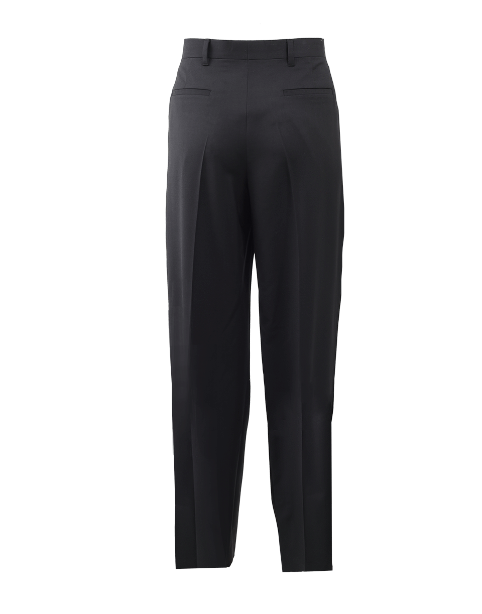 GIVENCHY-Satin Stripe Tuxedo Pant-BLACK