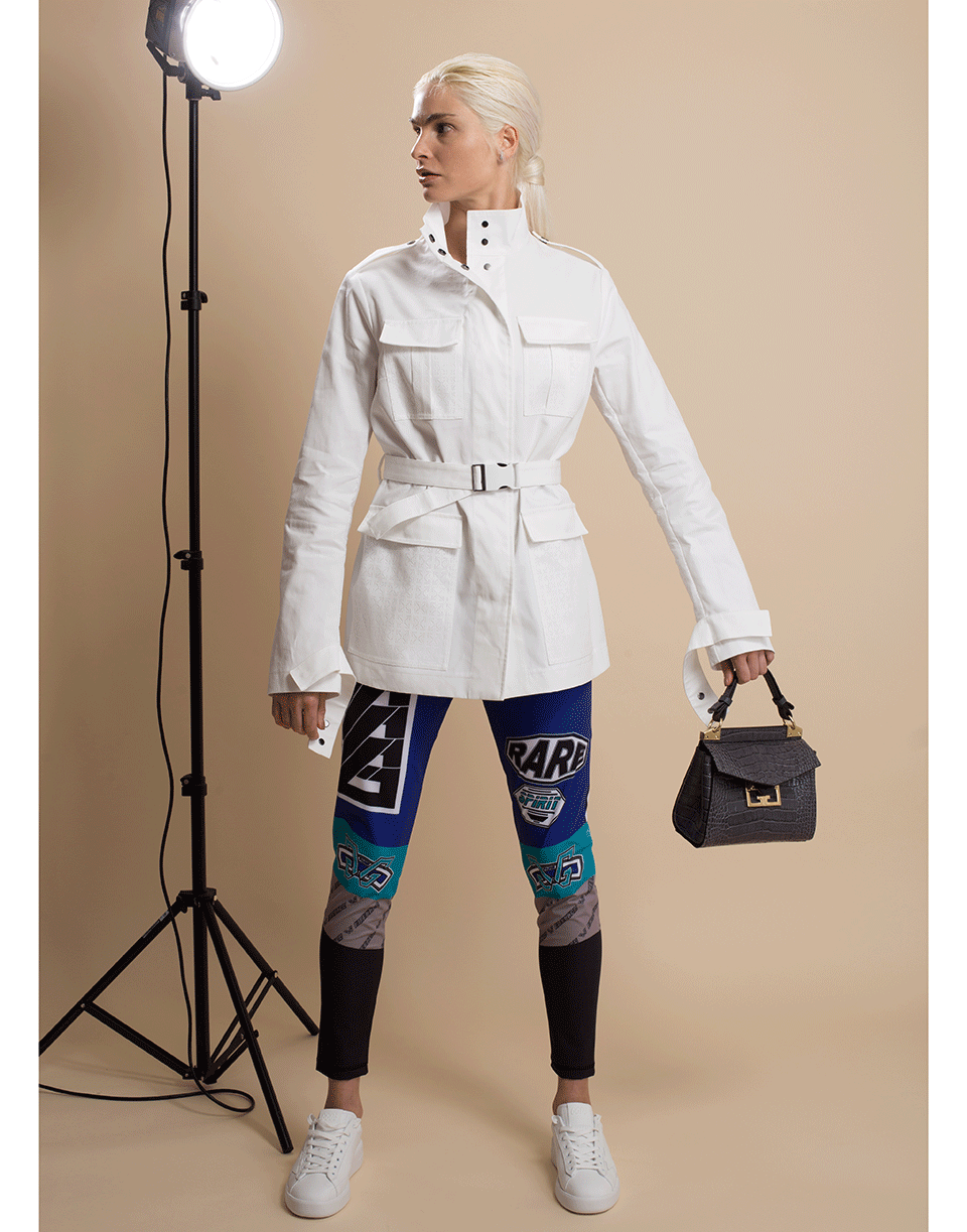 GIVENCHY-Sporty Print Legging-BLK/BLU