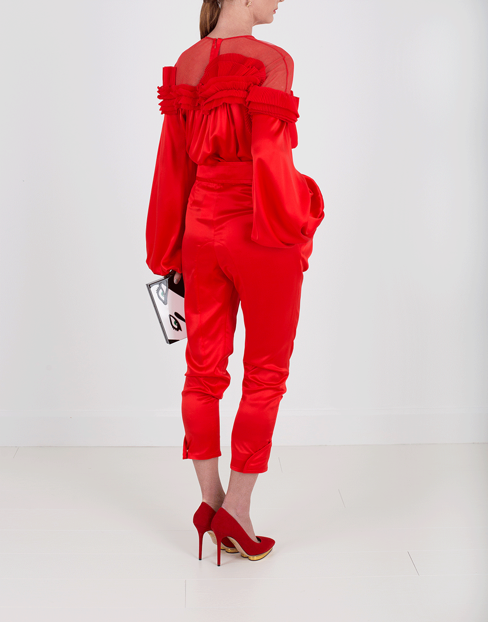 GIVENCHY-Silk Satin Pant-