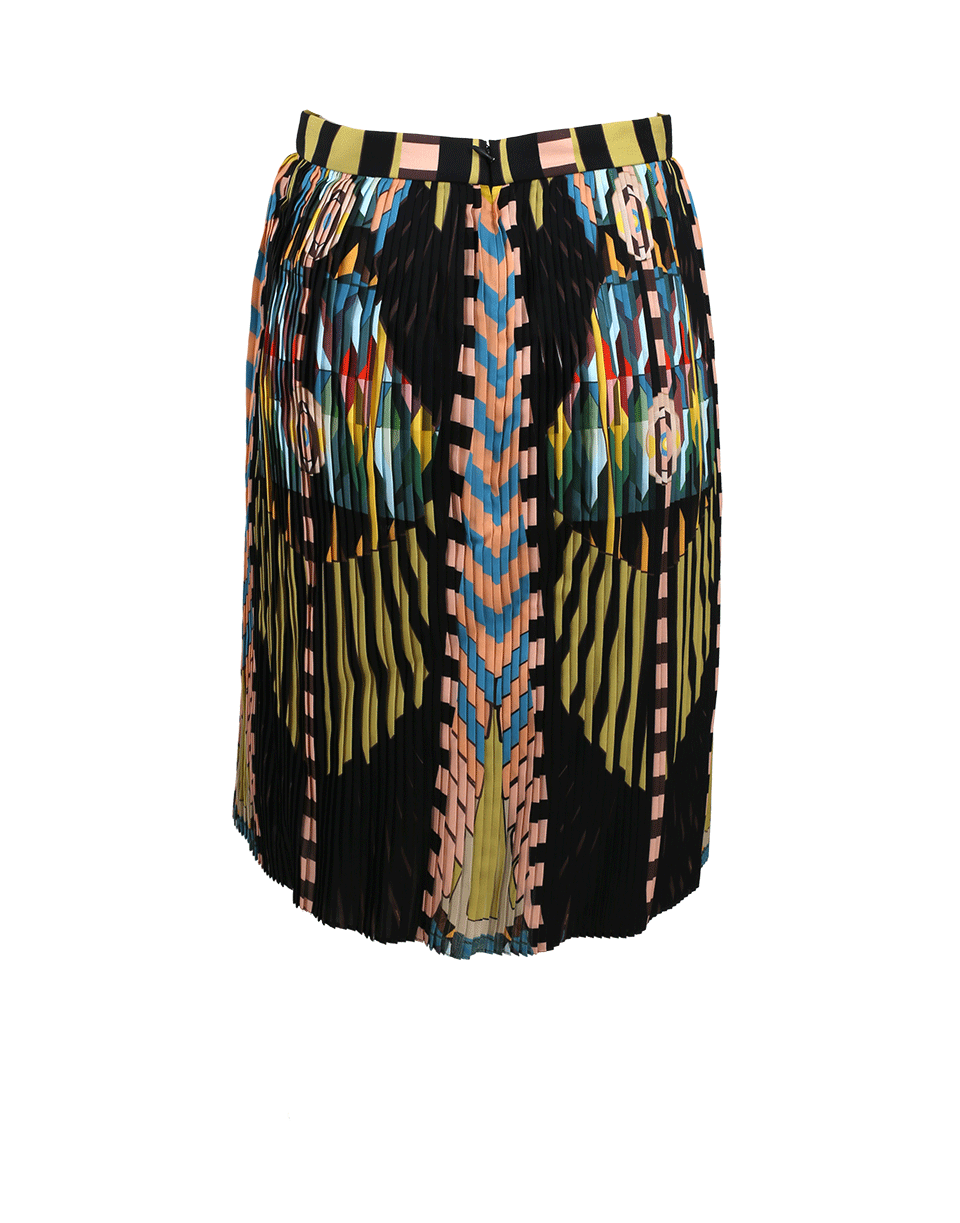 GIVENCHY-Cleopatra Print Tech Skirt-
