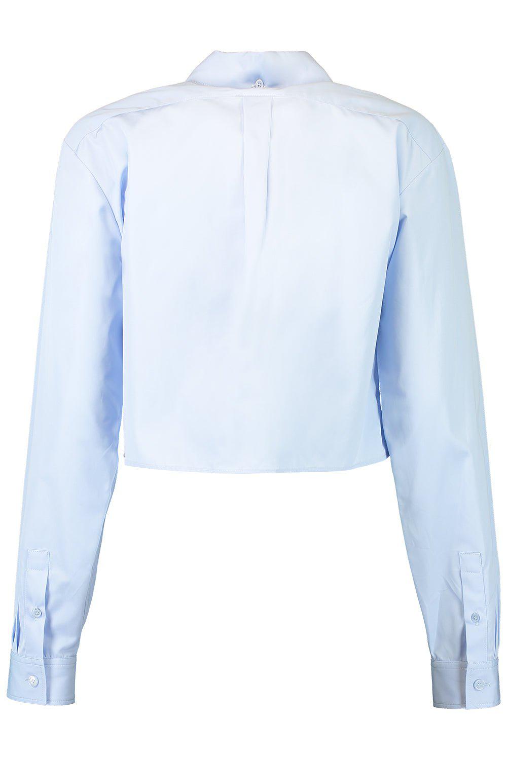 GIVENCHY-Cropped Shirt-