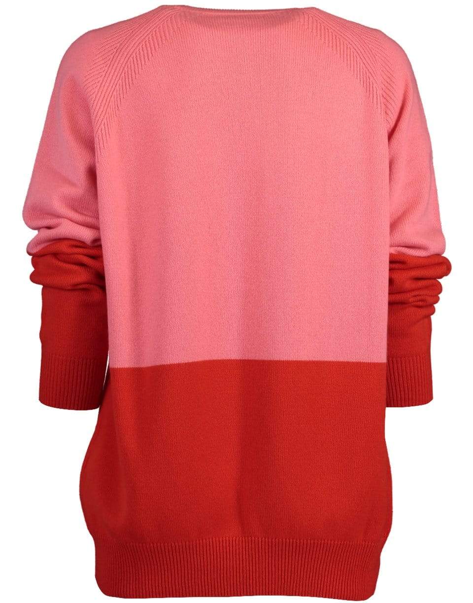 GIVENCHY-Bi-Color Crewneck Sweater-