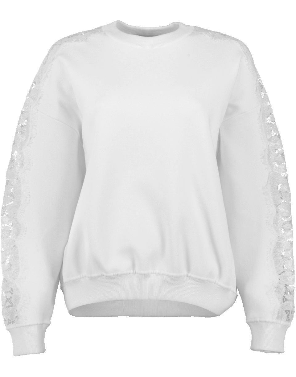 GIVENCHY XL ホワイト トレーナー Lace Insert Sweater | GIVENCHY – Marissa Collections
