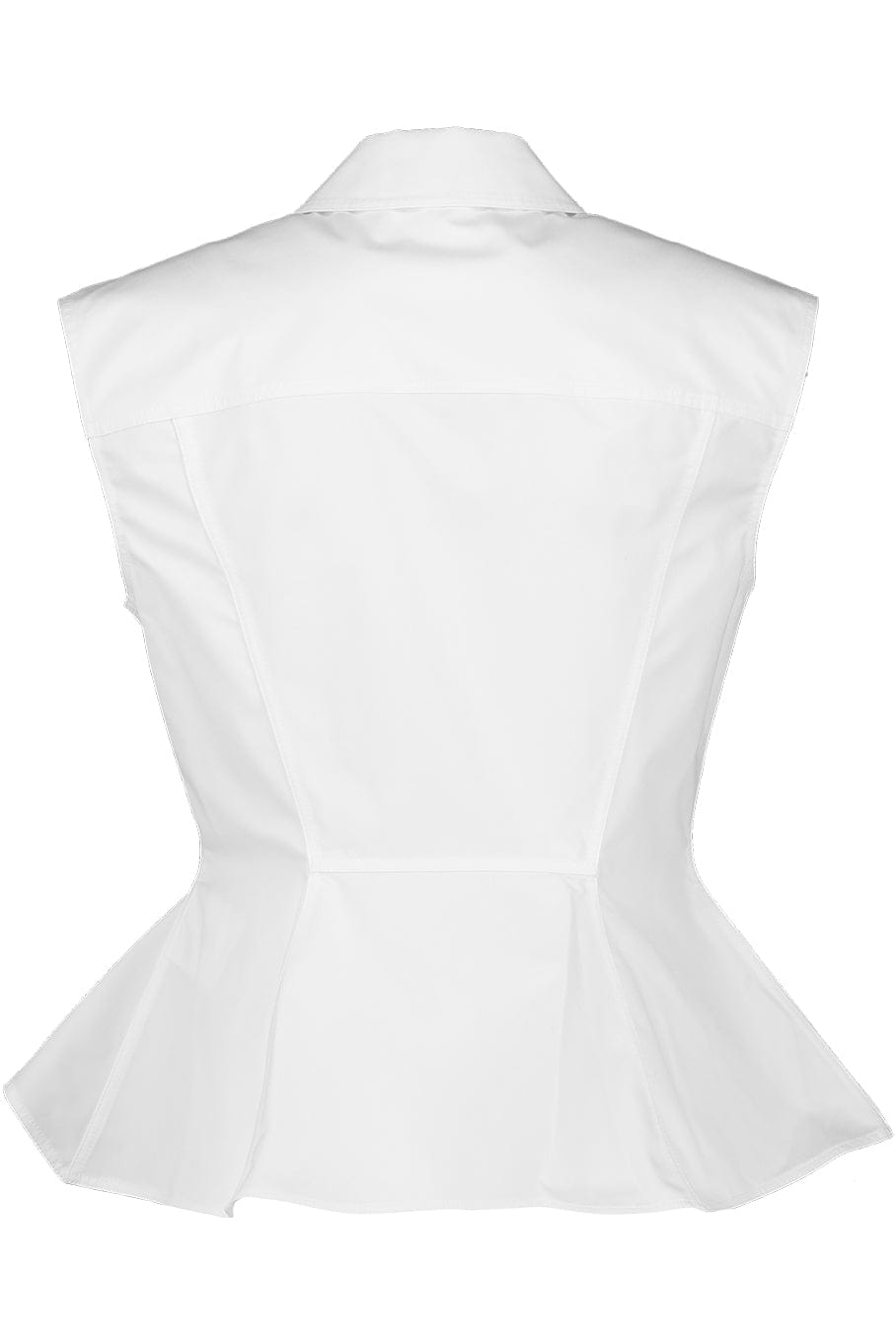 GIVENCHY-Sleeveless Peplum Shirt-