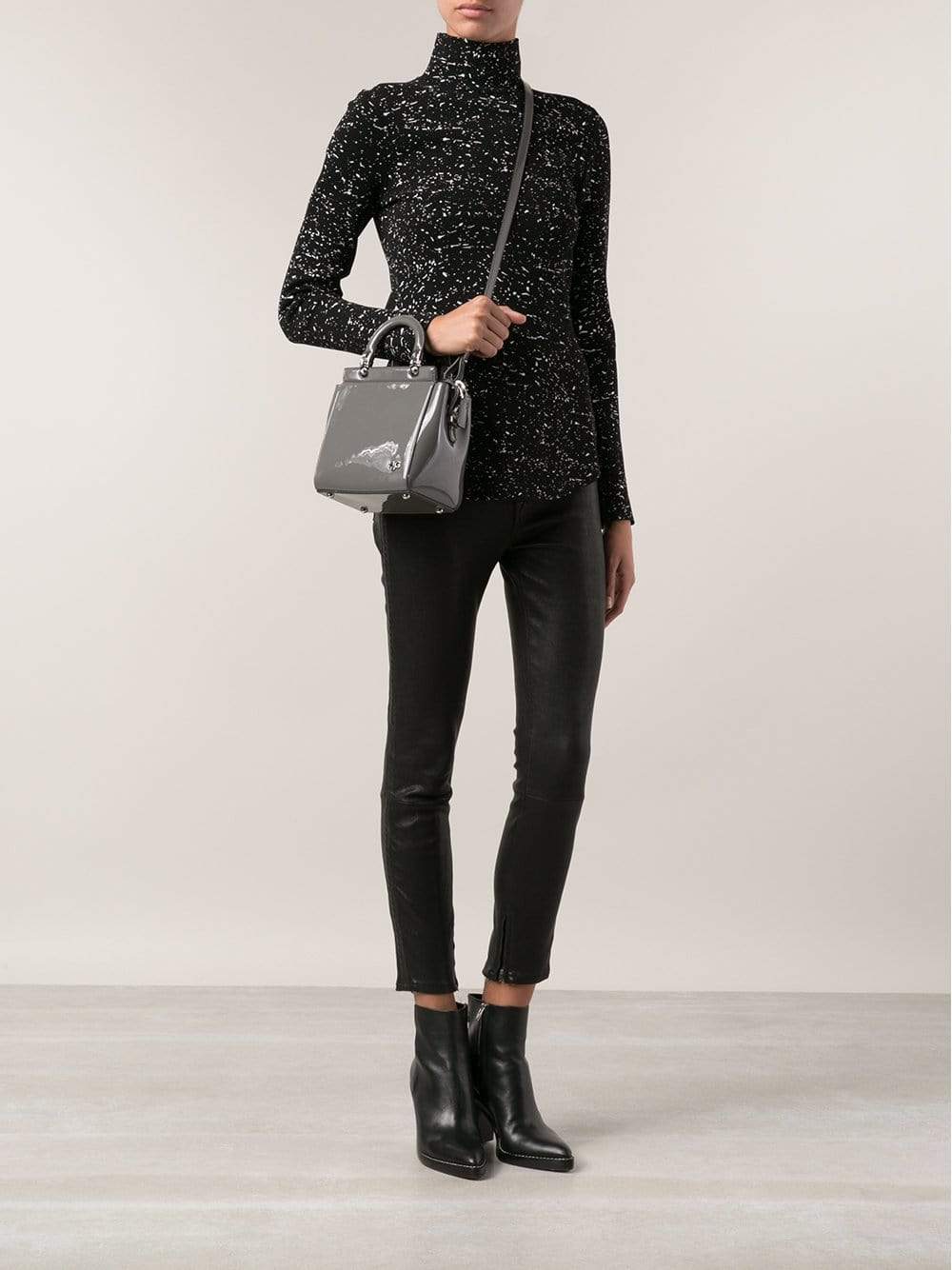 GIVENCHY-HDG Mini Top Handle Bag-GREY