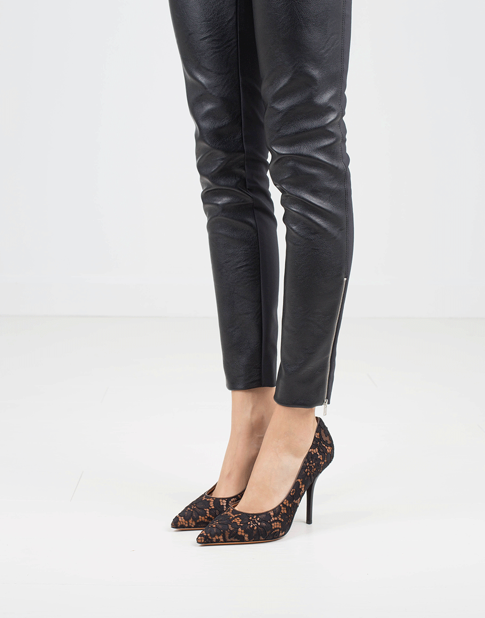 GIVENCHY-Lace Over Leather Pump-