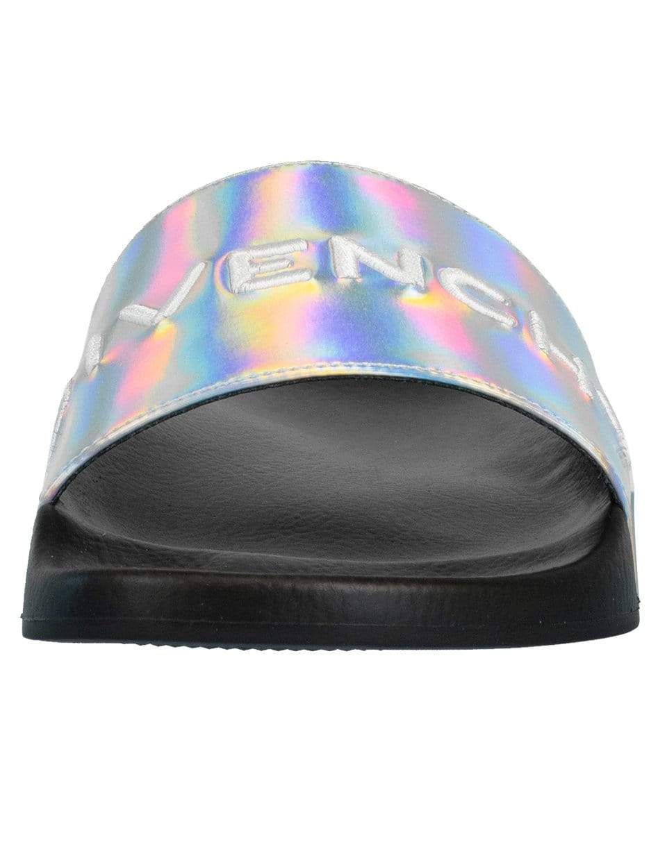 GIVENCHY-Hologram Rubber Slide Sandal-