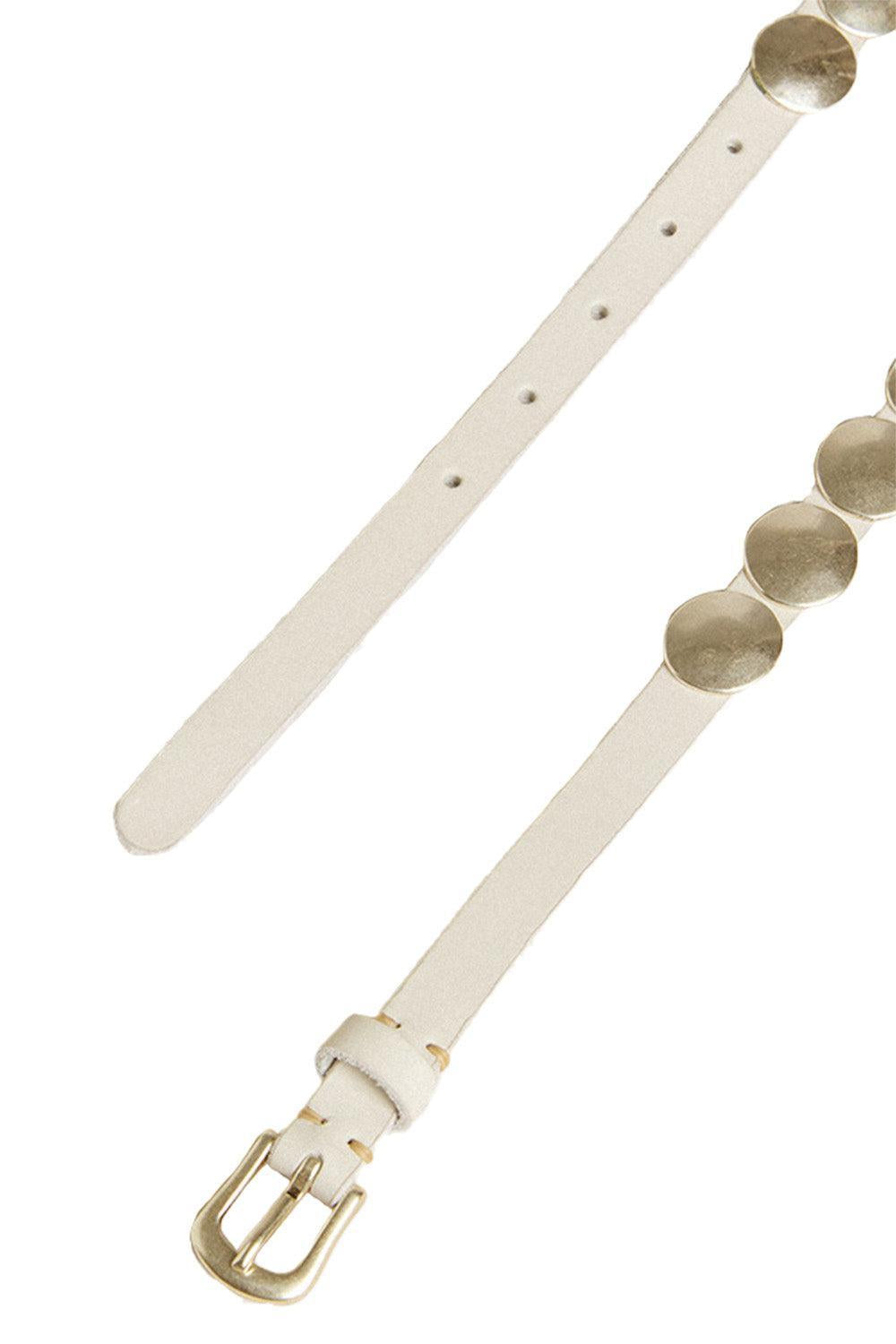 Trinidad Belt-BIANCBUR-75-ACCESSORIEBELTS-GOLDEN GOOSE