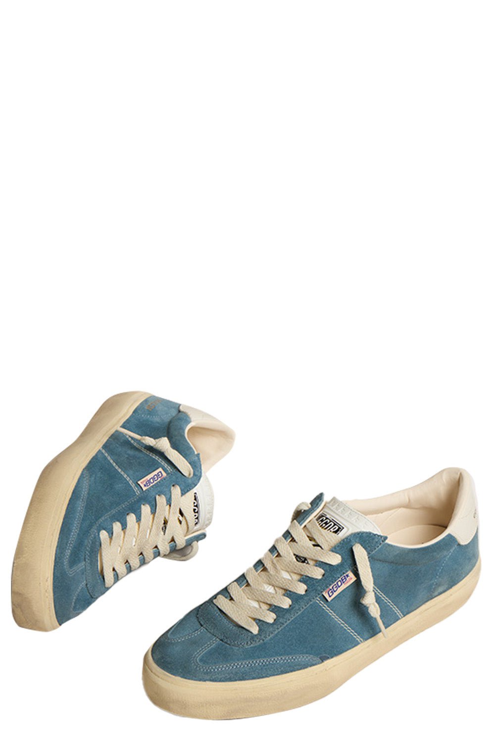 GOLDEN GOOSE-Soul-Star Suede Sneaker - Blue-