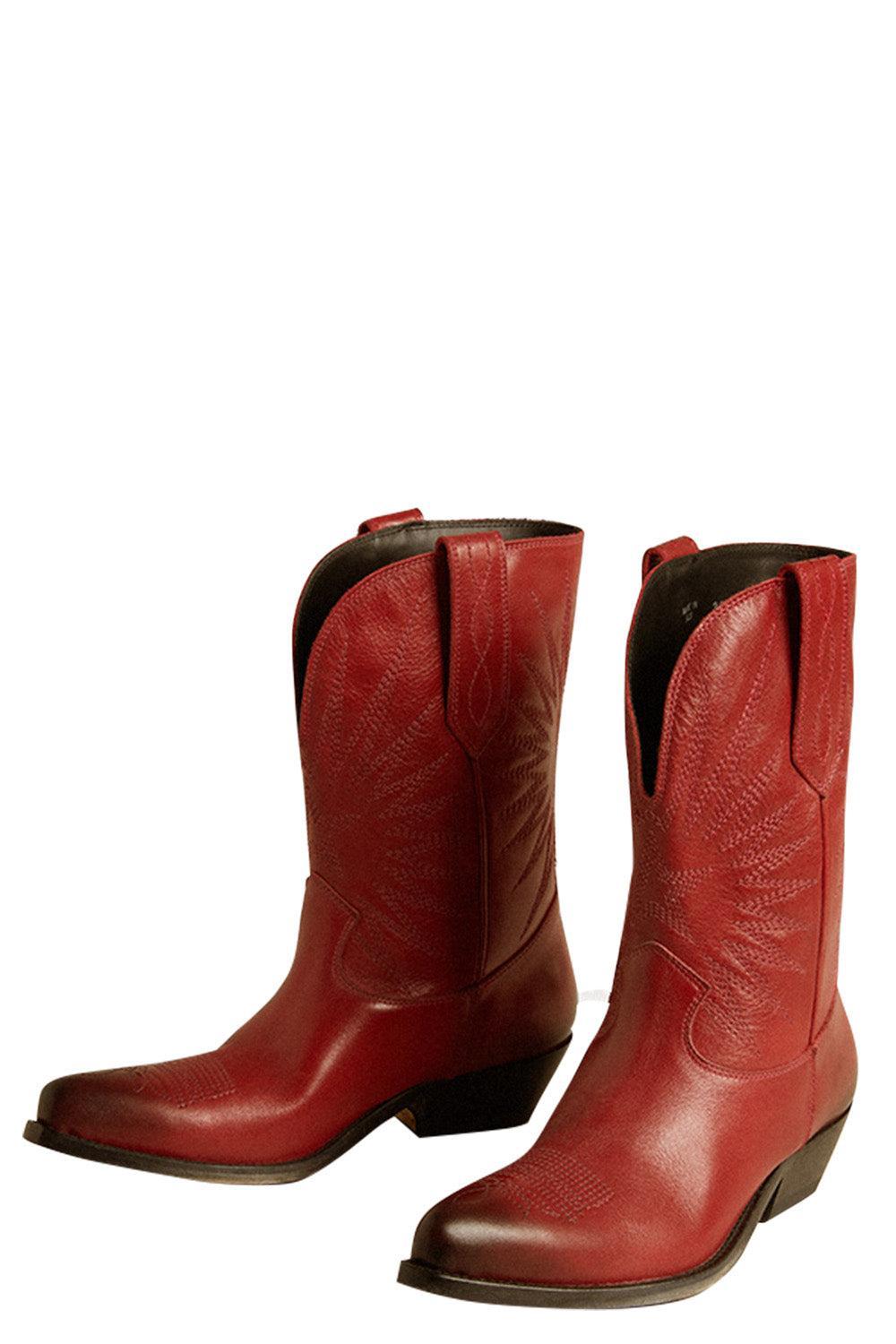 Wish Star Low Boot - Cherry Red-CHERRYRD-36-SHOEBOOT-GOLDEN GOOSE