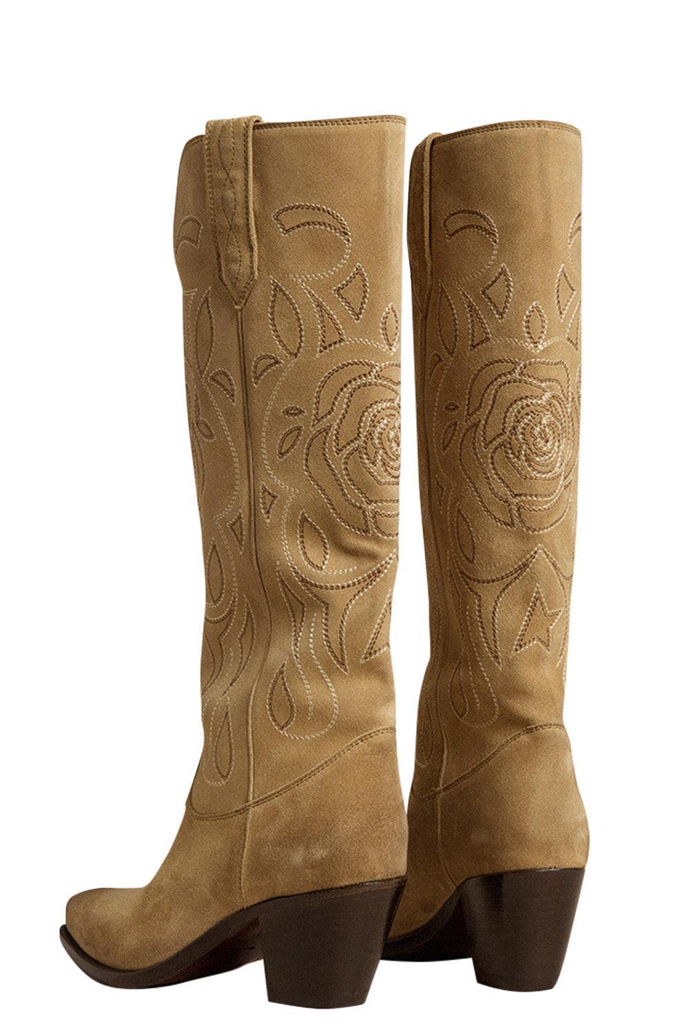 70 Wish Star Boot-SAND-37-SHOEBOOT-GOLDEN GOOSE