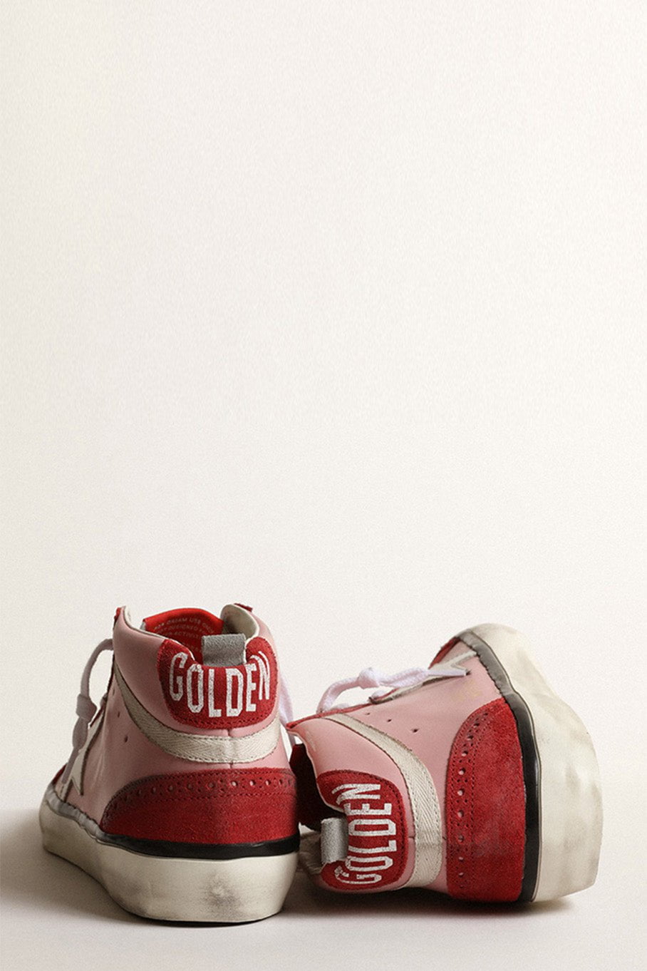 GOLDEN GOOSE-Mid Star Sneakers - Pink-