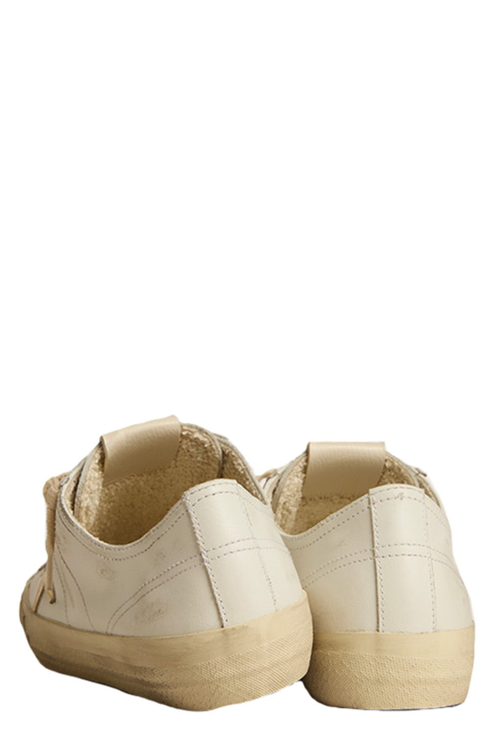 GOLDEN GOOSE-V-Star Sneaker - White Gold-