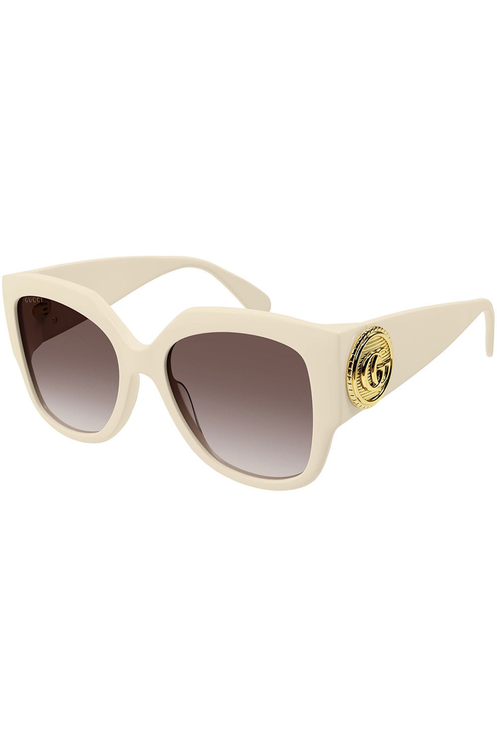 GUCCI-Butterfly Sunglasses-IVORY