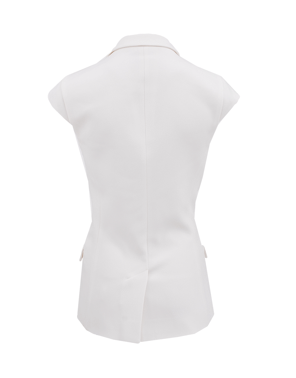 HAUTE HIPPIE-Cap Sleeve Blazer Vest-