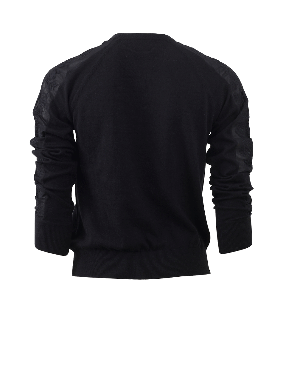 HAUTE HIPPIE-Lace Cropped Cardigan-