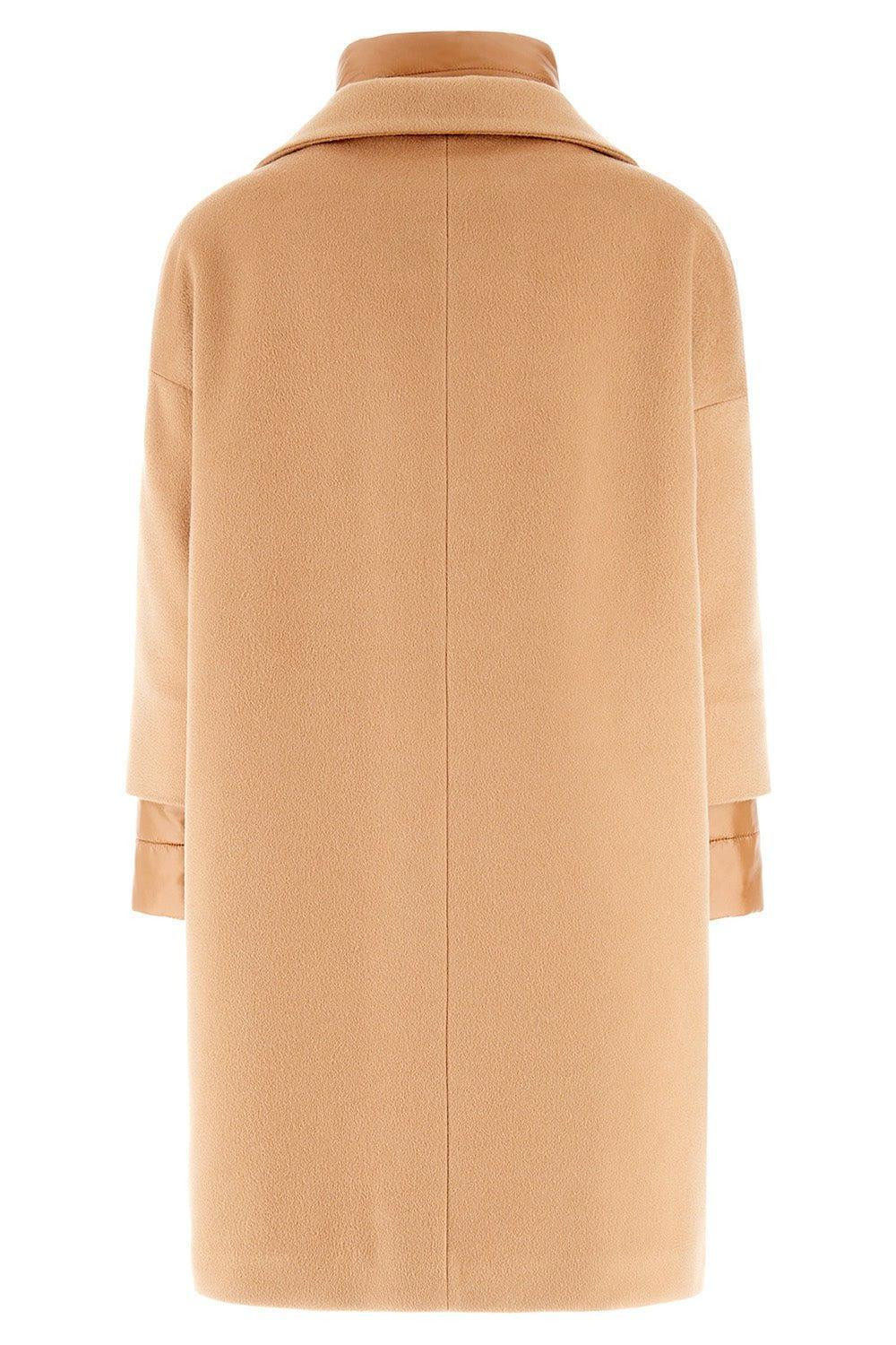 HERNO-Cocoon Coat - Camel-