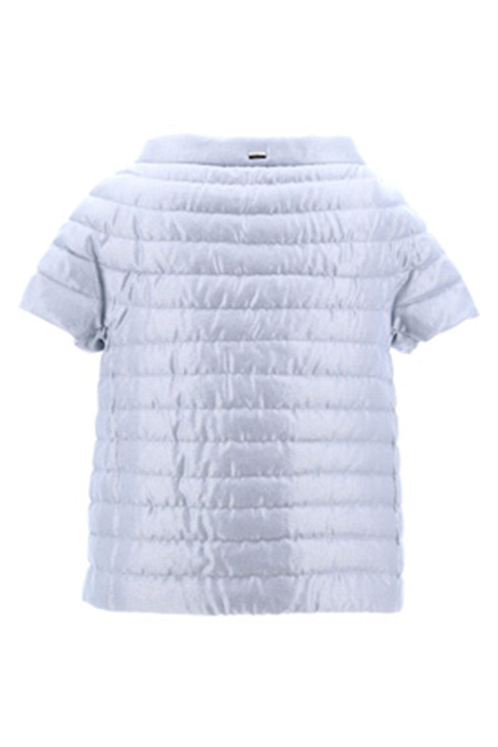 HERNO-Metallic Cap Sleeve Vest-