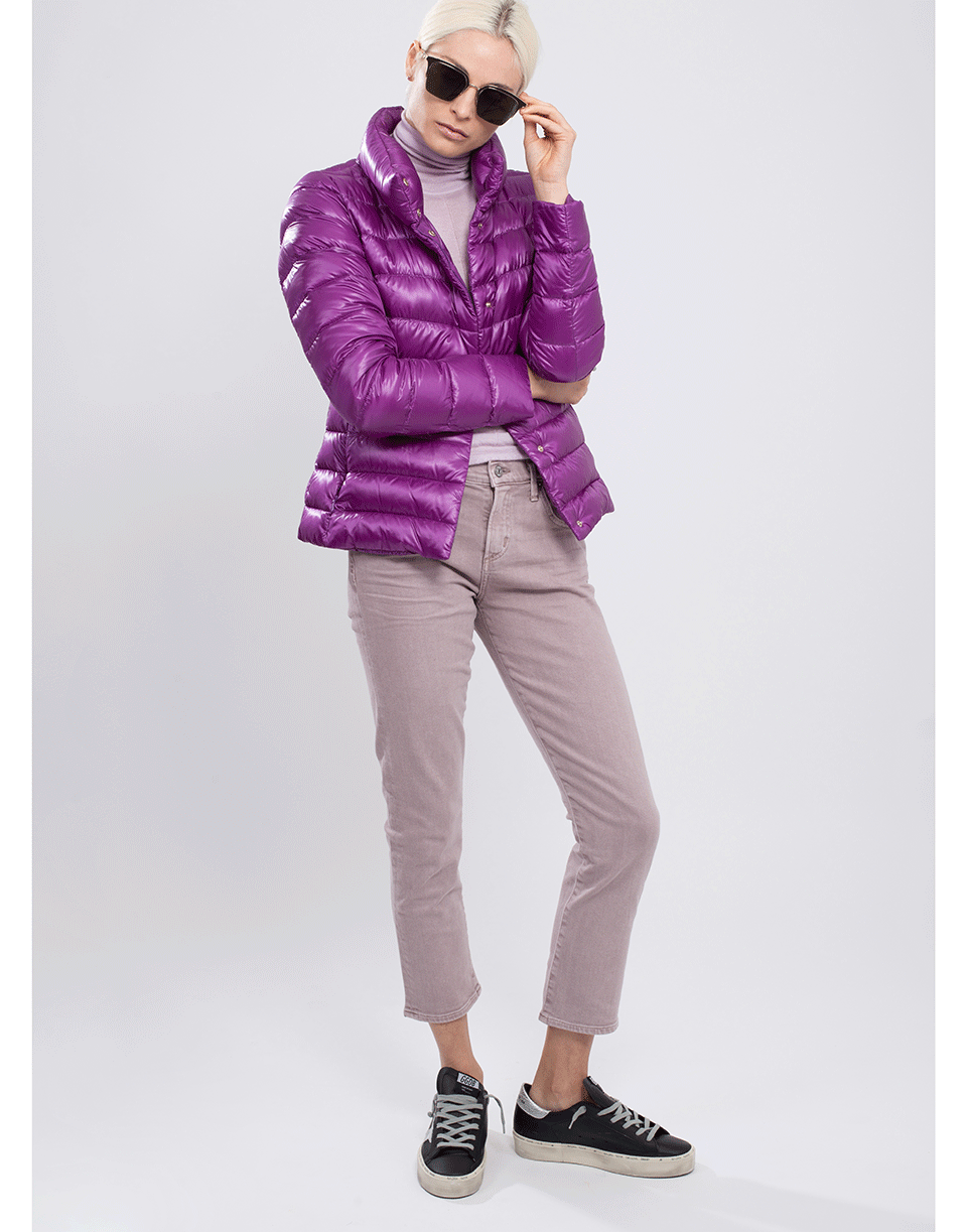 HERNO-Classic Nylon Fitted Jacket-