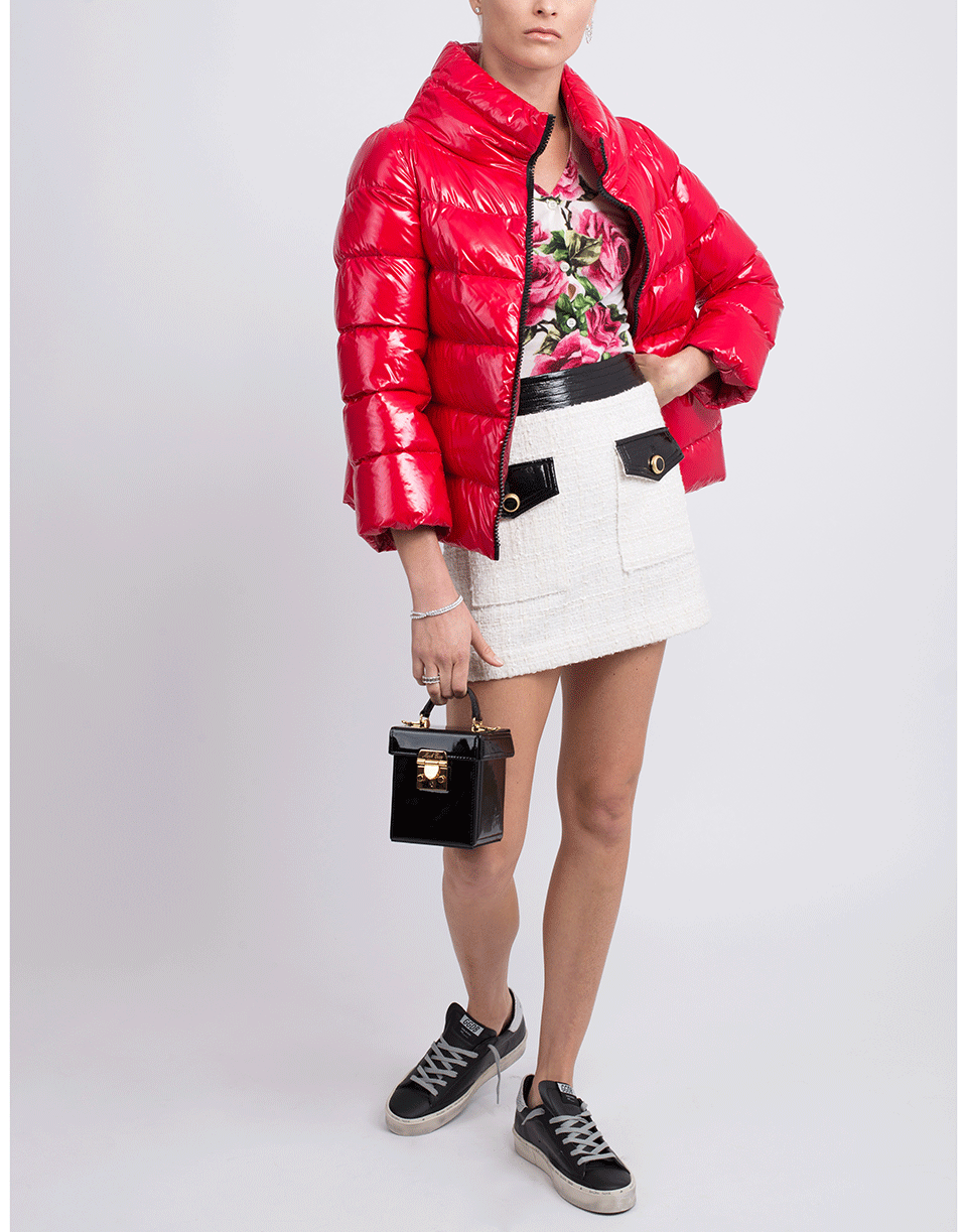 HERNO-Quilt Jacket with Gloves-