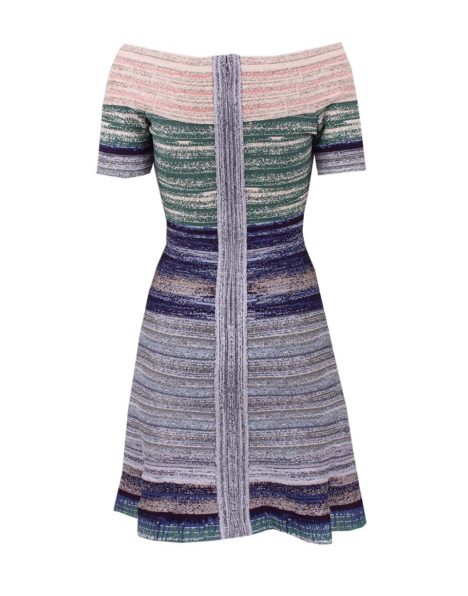 HERVE LEGER-Liza Knit Cocktail Dress-