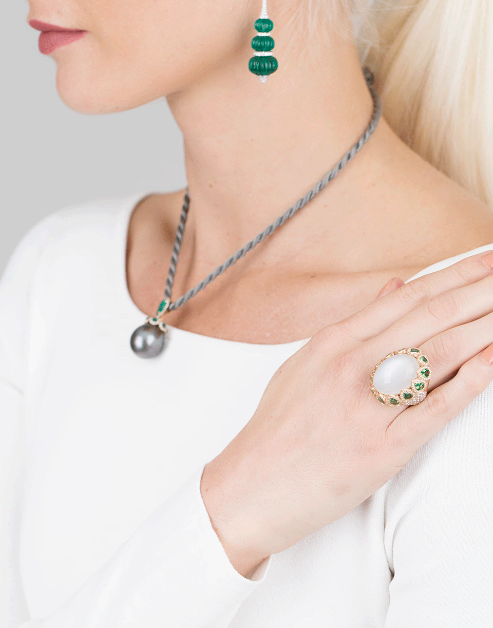 INBAR-Cabochon Ring-ROSE GOLD