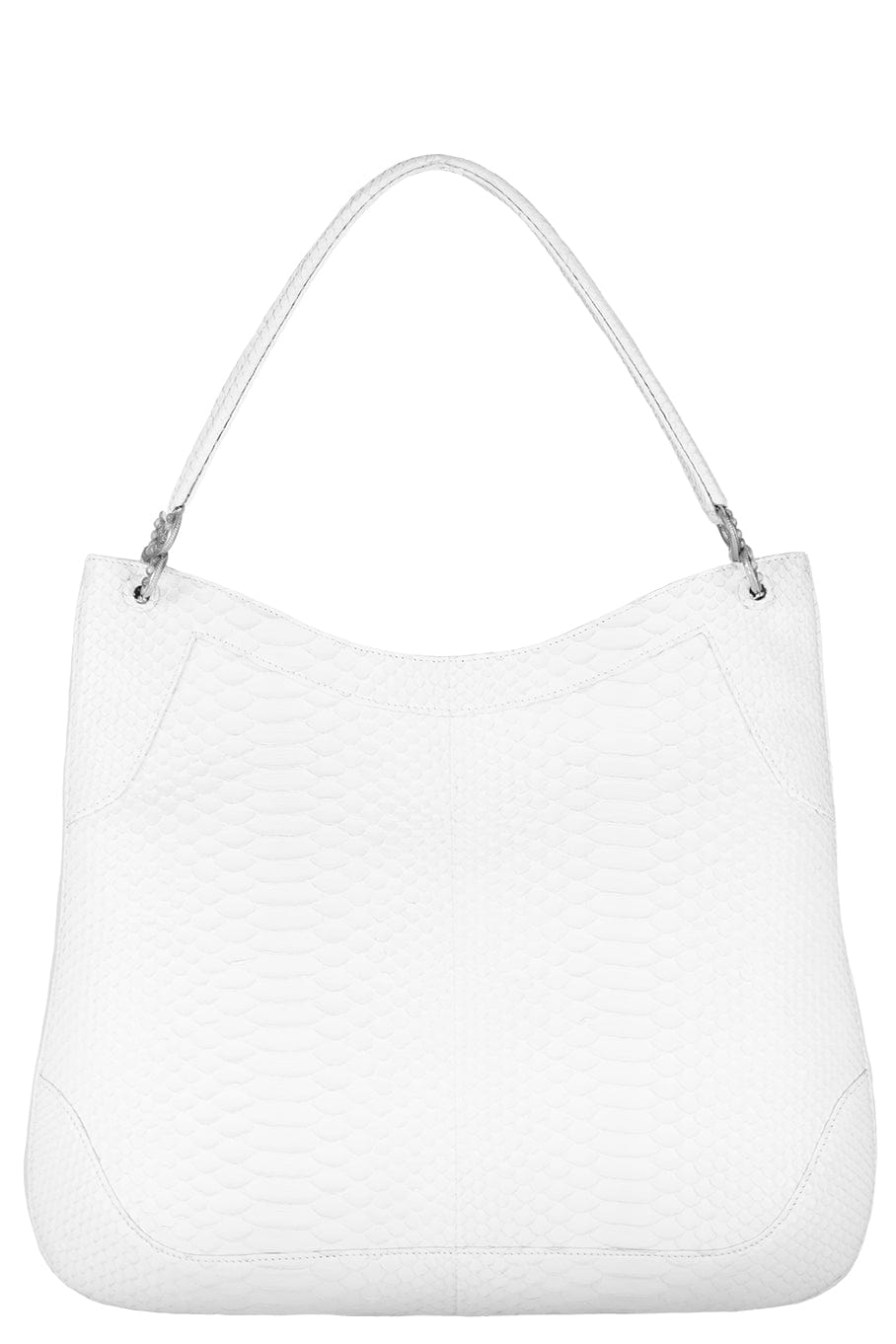 JADA LOVELESS-Hobo Bag - White-WHITE