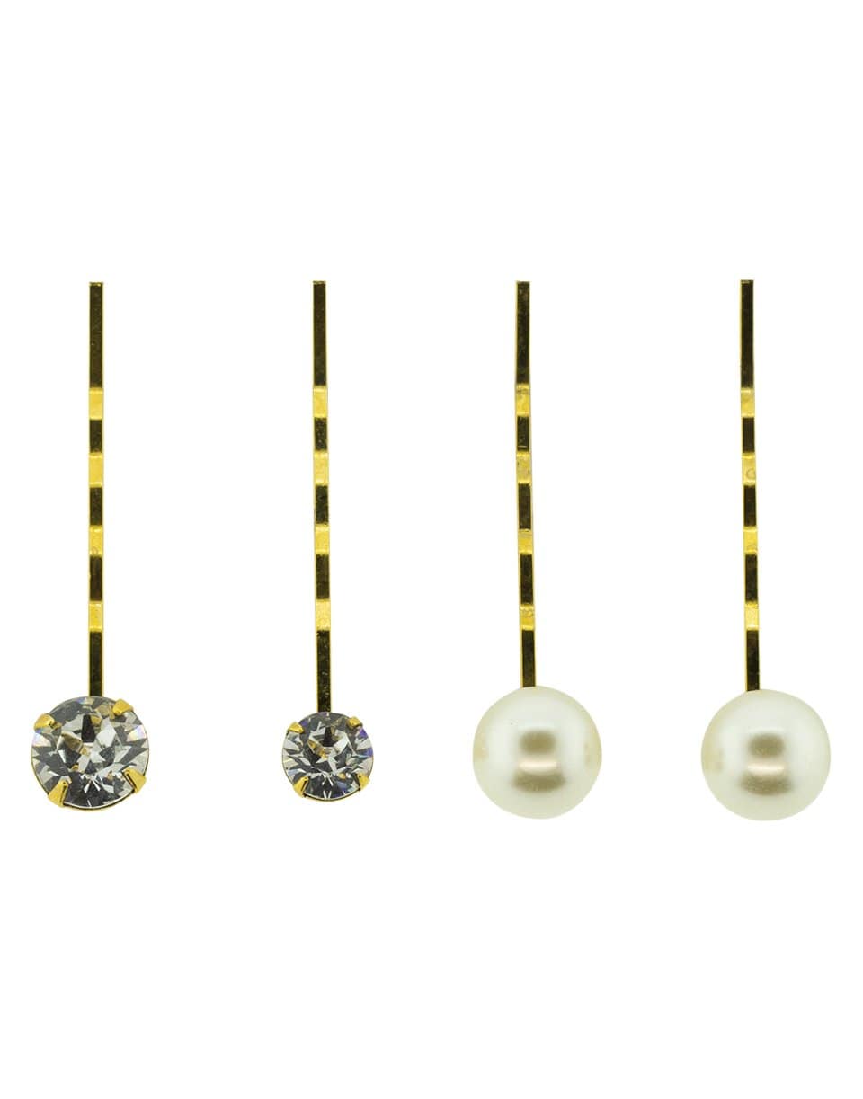 JENNIFER BEHR-Gigi Bobby Pin Set-CRYSTAL