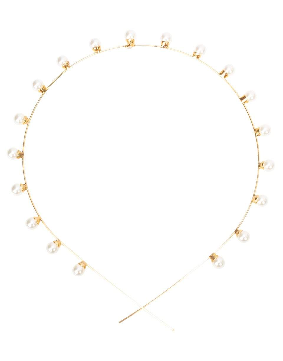 JENNIFER BEHR-Skinny Ines Headband-PEARL