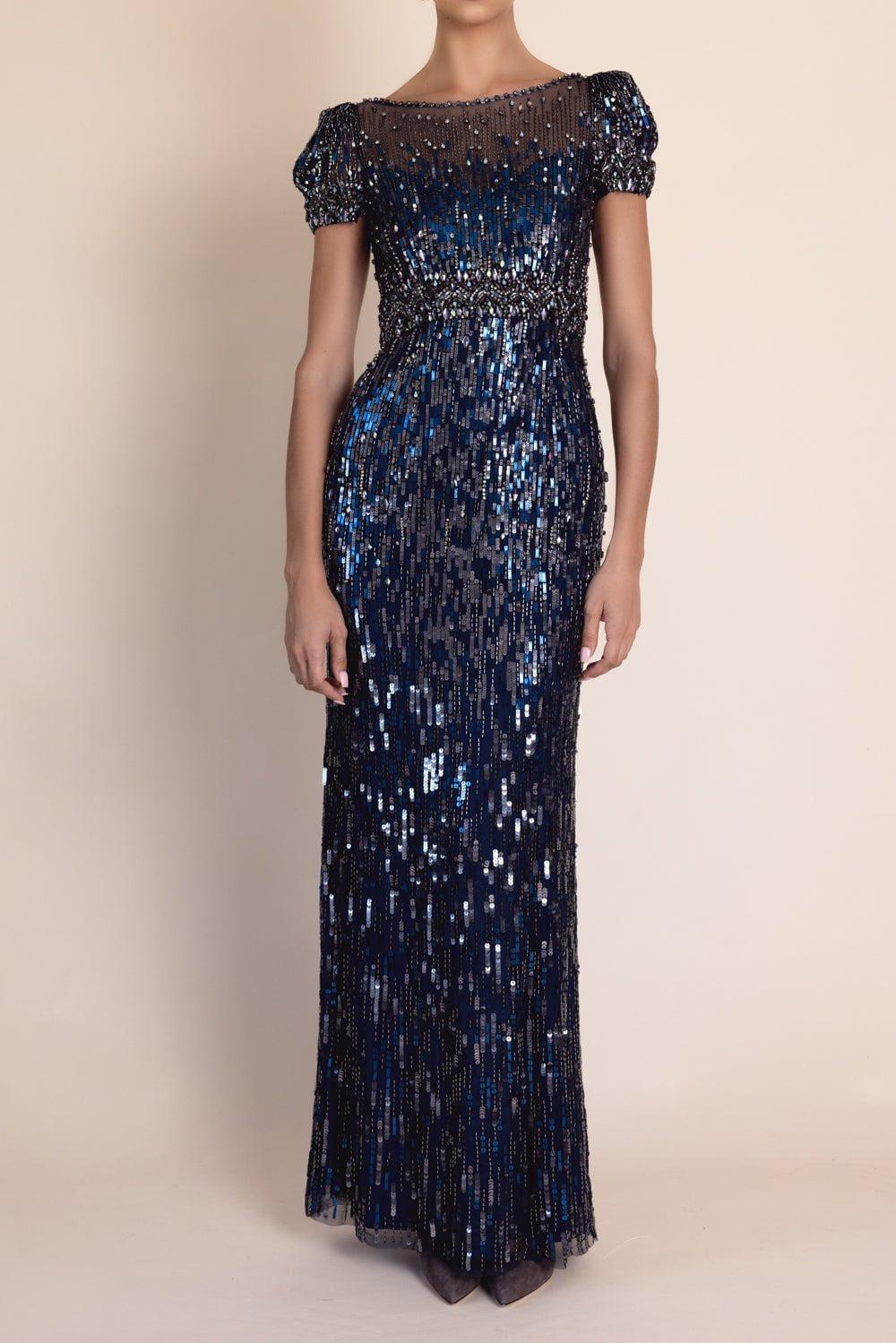 JENNY PACKHAM-Sungem Gown - Oxford Blue-