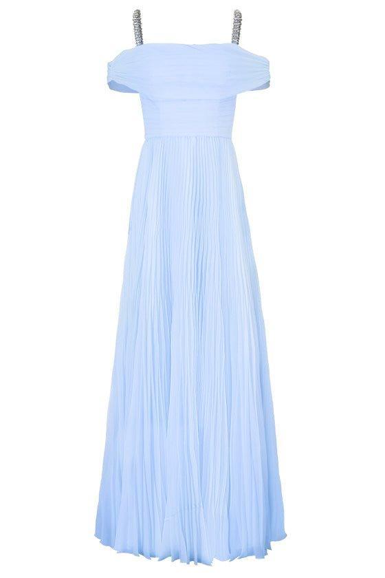Mara Gown - Smoky Blue | JENNY PACKHAM Marissa Collections Mara Gown - Smoky Blue | JENNY PACKHAM Marissa Collections