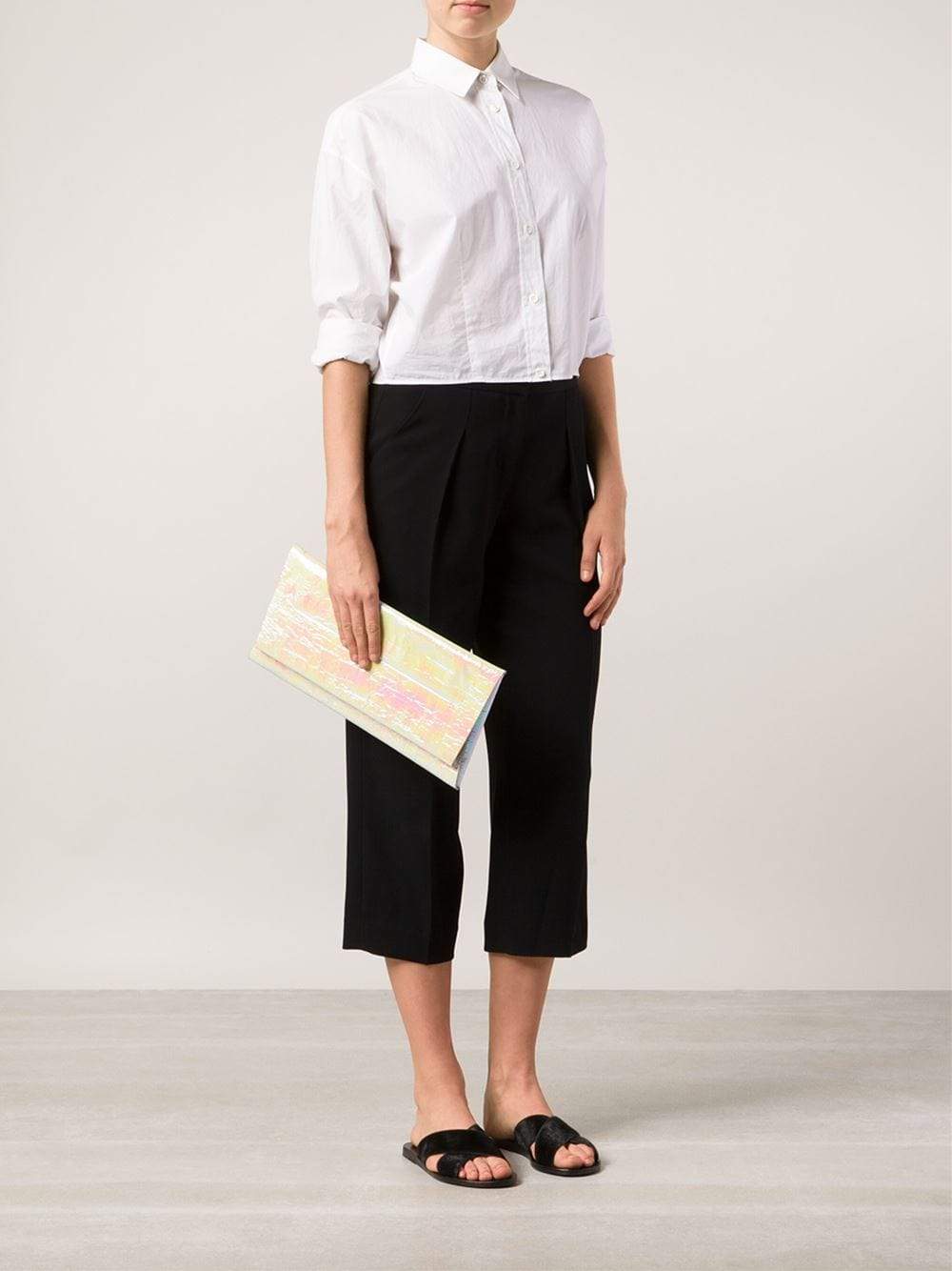 JIL SANDER-Joy Clutch-PINK