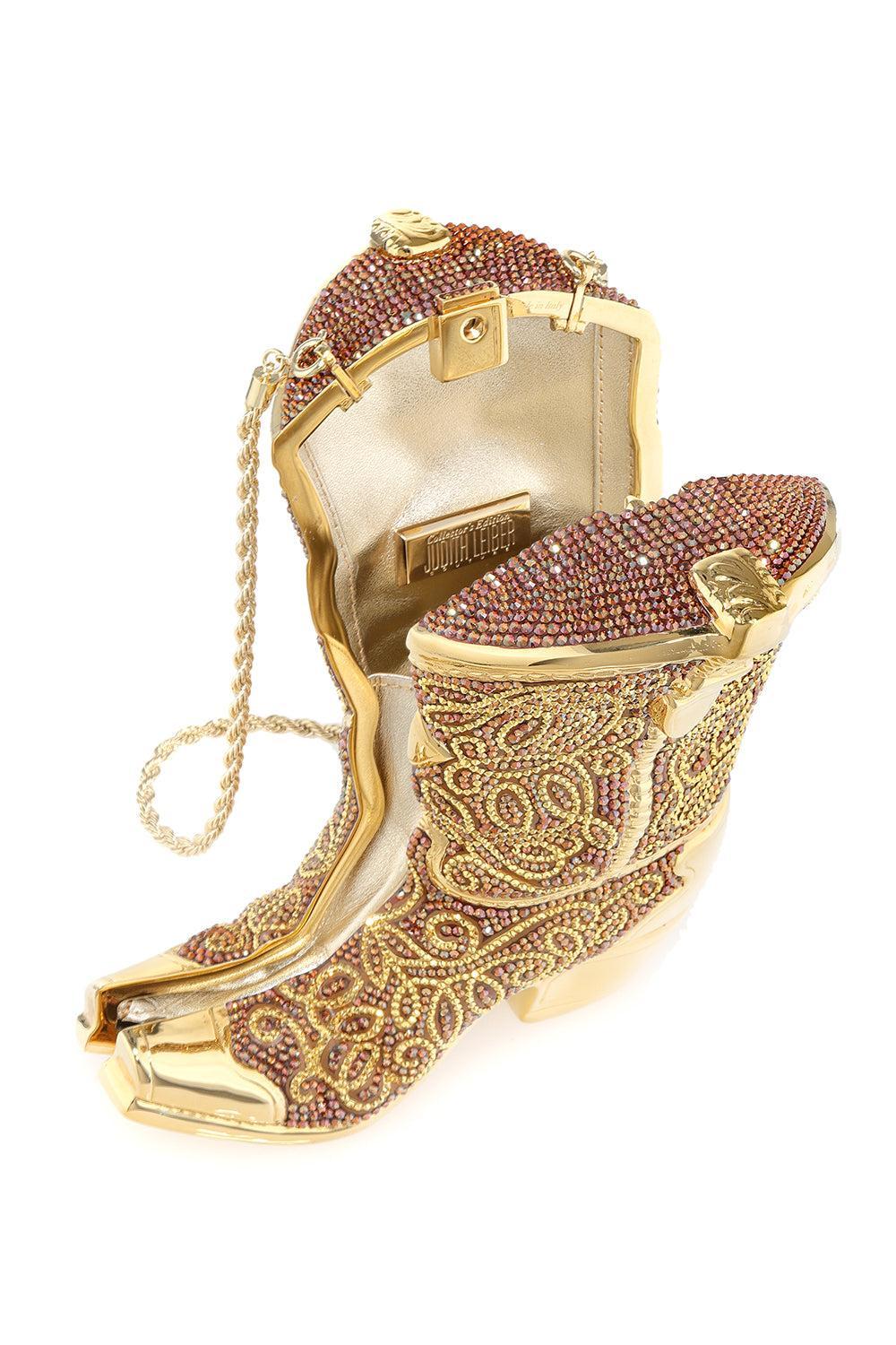 Cowboy Boot Clutch-AUSTNBRN-HANDBAGCLUTCHES-JUDITH LEIBER