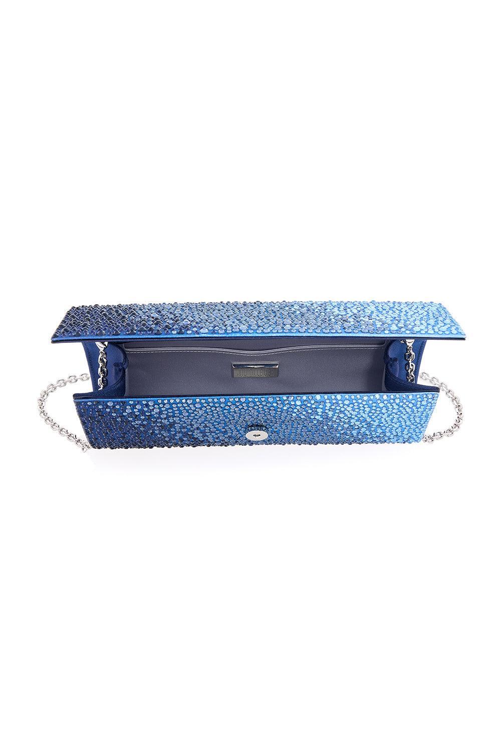 Perry Clutch - Silver Blue-GRADOCEN-HANDBAGCLUTCHES-JUDITH LEIBER