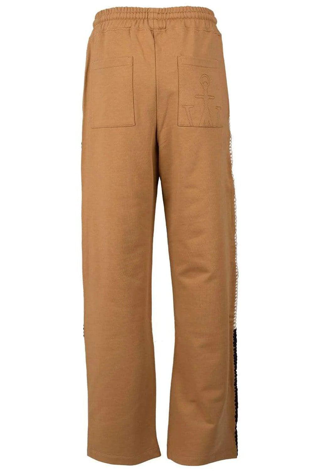 JW ANDERSON-Wide Leg Contrast Stitch Track Pant-