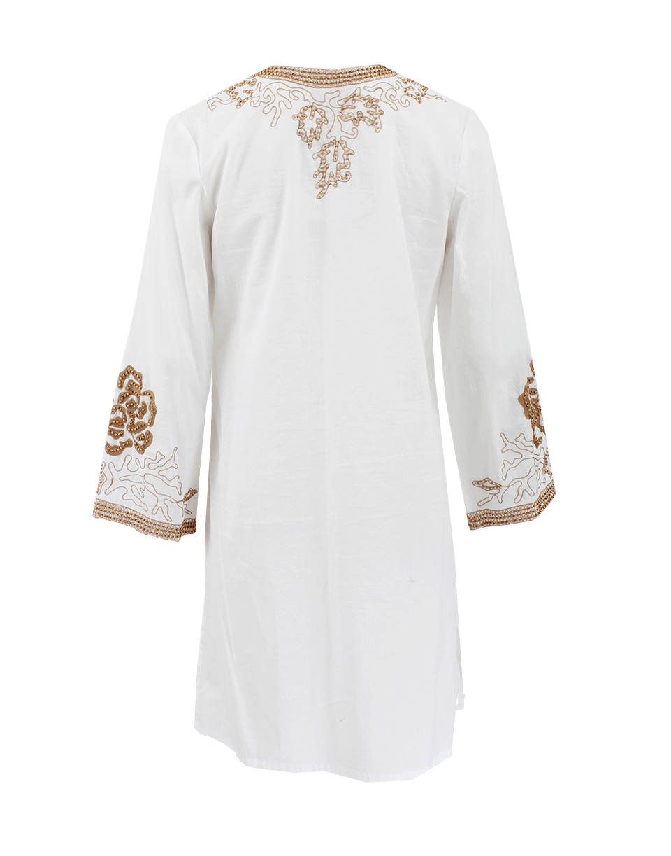 KATHY COMELLI-Embroidered Cotton Tunic-