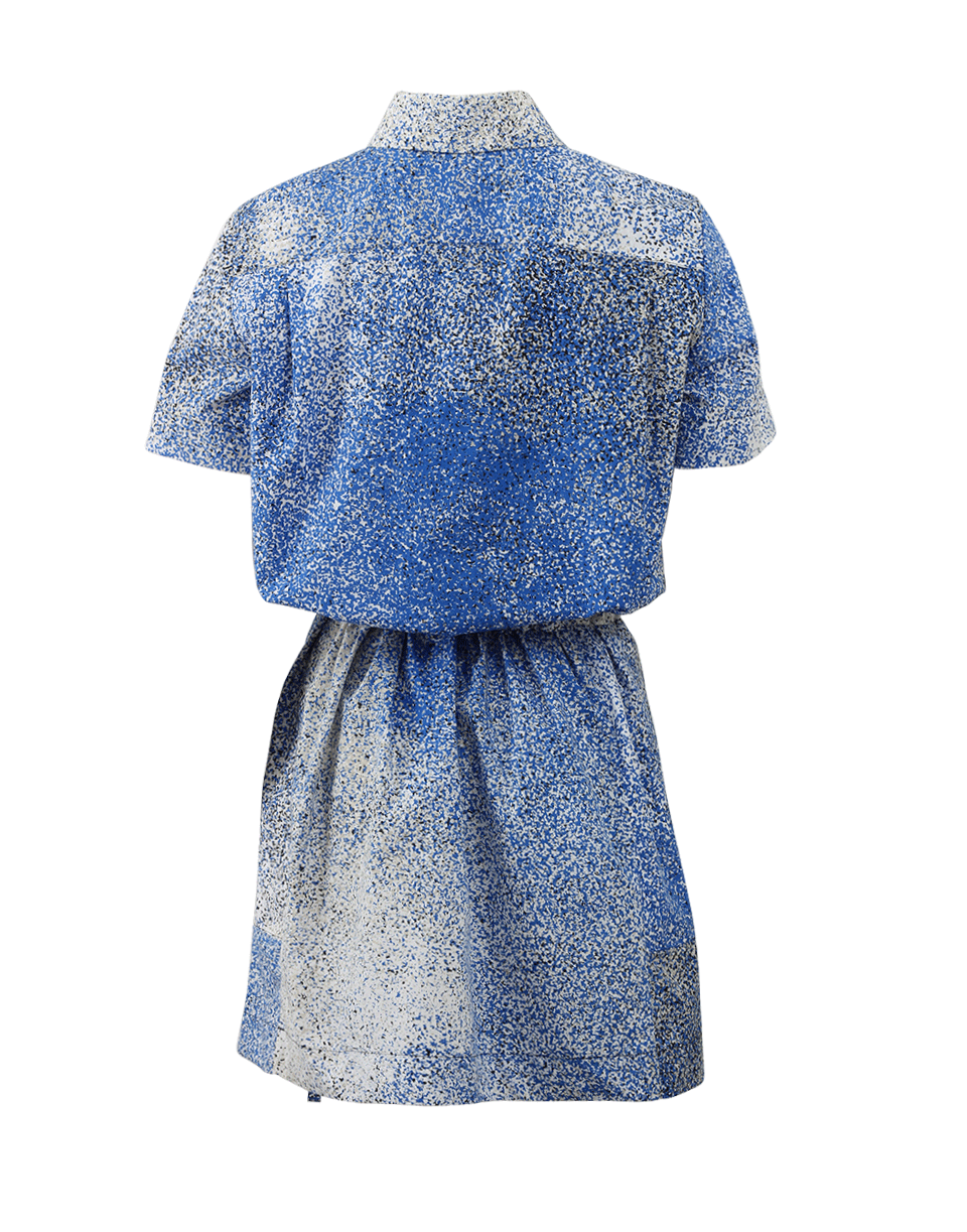 KENZO-Belted Print Dress-