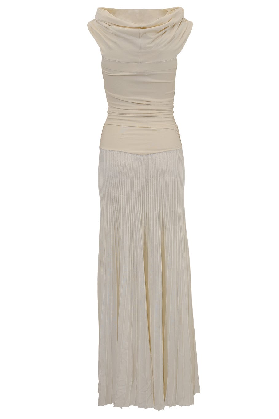 KHAITE-Marca Dress-IVORY