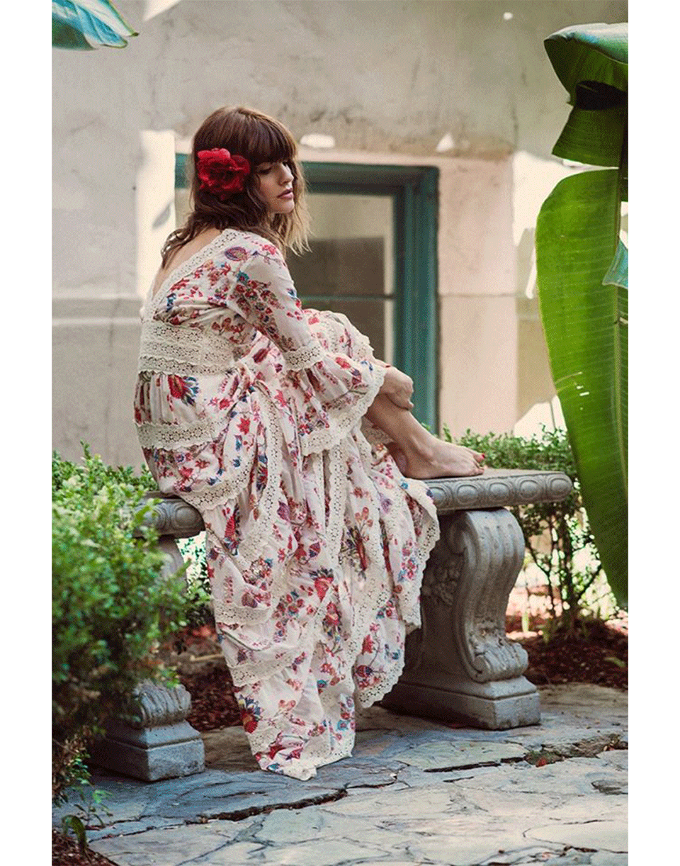 KITE & BUTTERFLY-Lily Lace Maxi Dress-