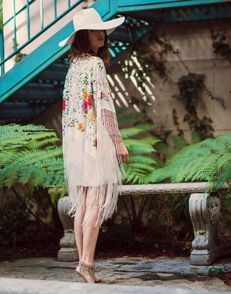 KITE & BUTTERFLY-Avalon Kimono-IVORY