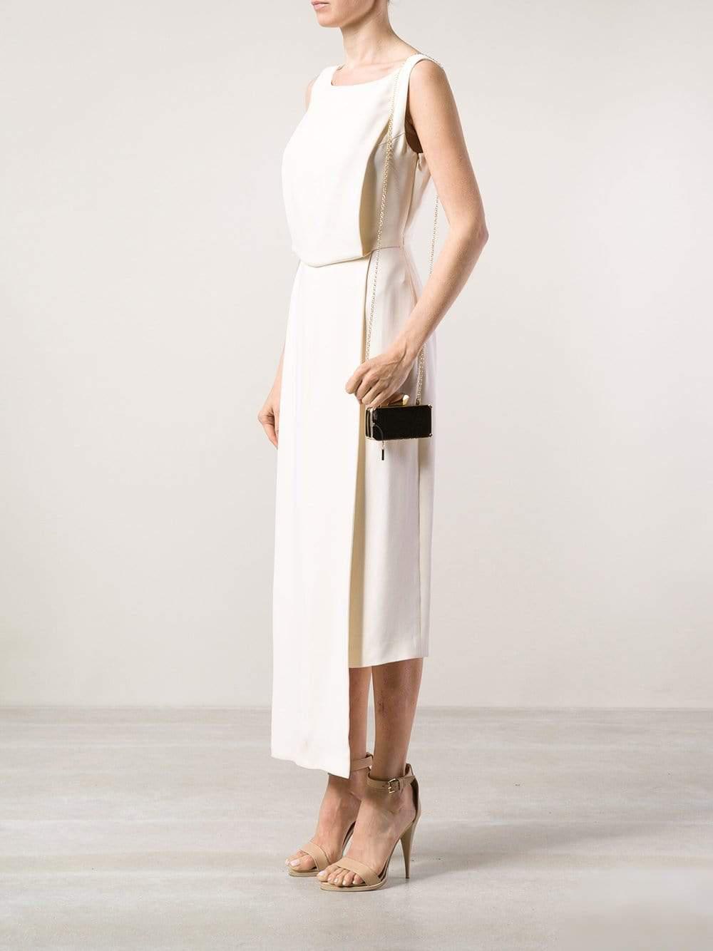 KOTUR-Stripe Mobile Minaudiere-GOLD