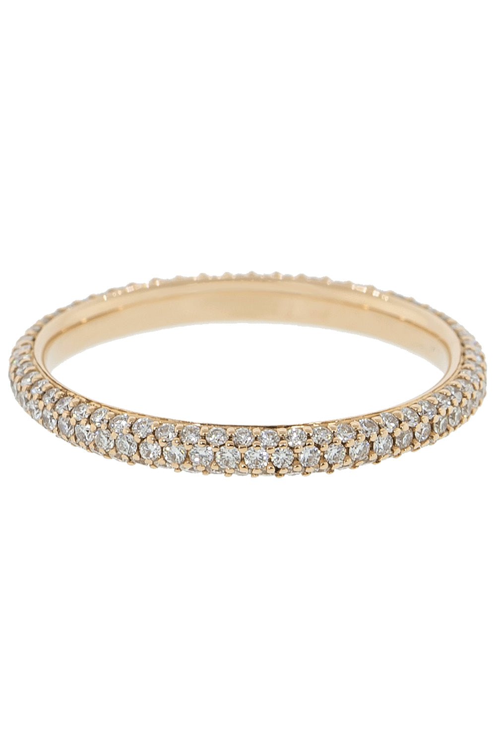 KWIAT-Cobblestone Diamond Pave Band Ring-ROSE GOLD