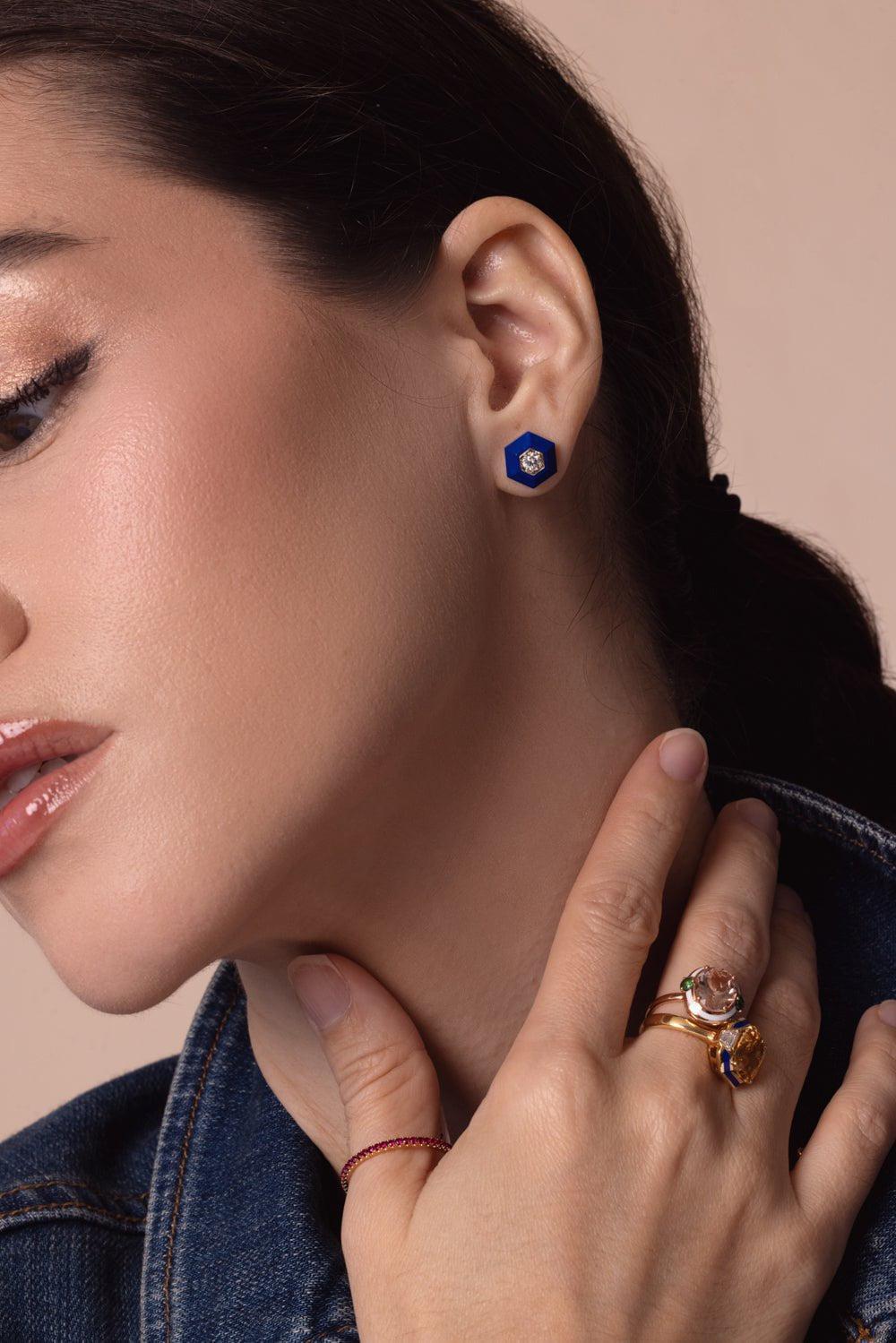 KWIAT-Stackable Slim Ruby Ring-ROSE GOLD