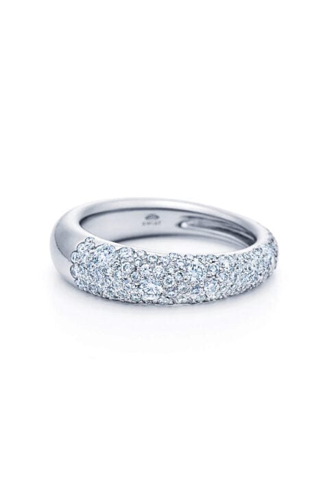 KWIAT-Cobblestone Diamond Pave Ring-WHITE GOLD