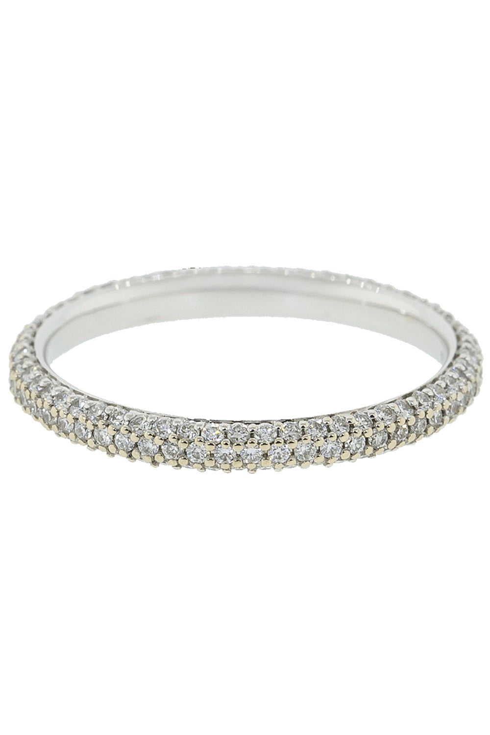 KWIAT-Cobblestone Diamond Pave Band Ring-WHITE GOLD