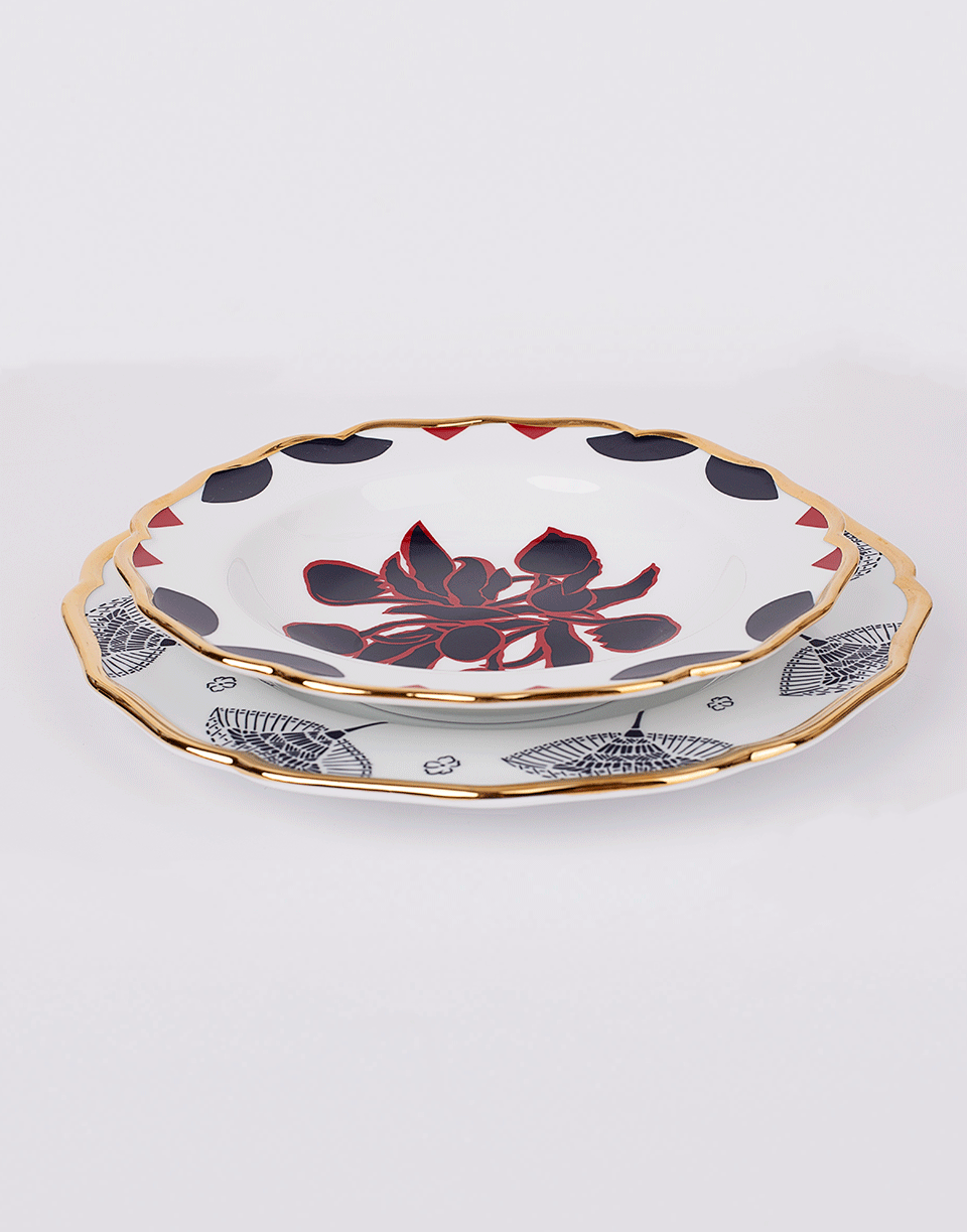 LA DOUBLEJ-Soup & Dinner Plate Set-OPPIO