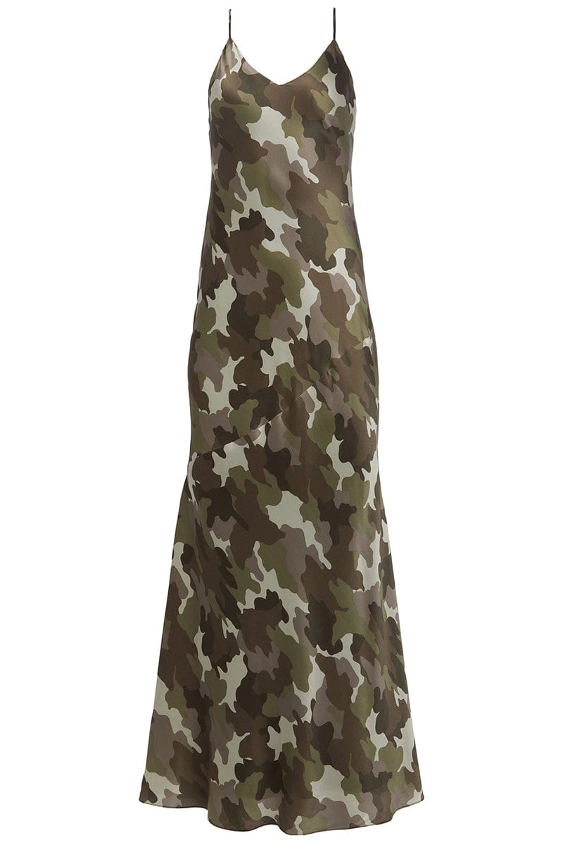 Serita Camouflage Maxi Dress | L'AGENCE Serita Camouflage Maxi Dress | L'AGENCE