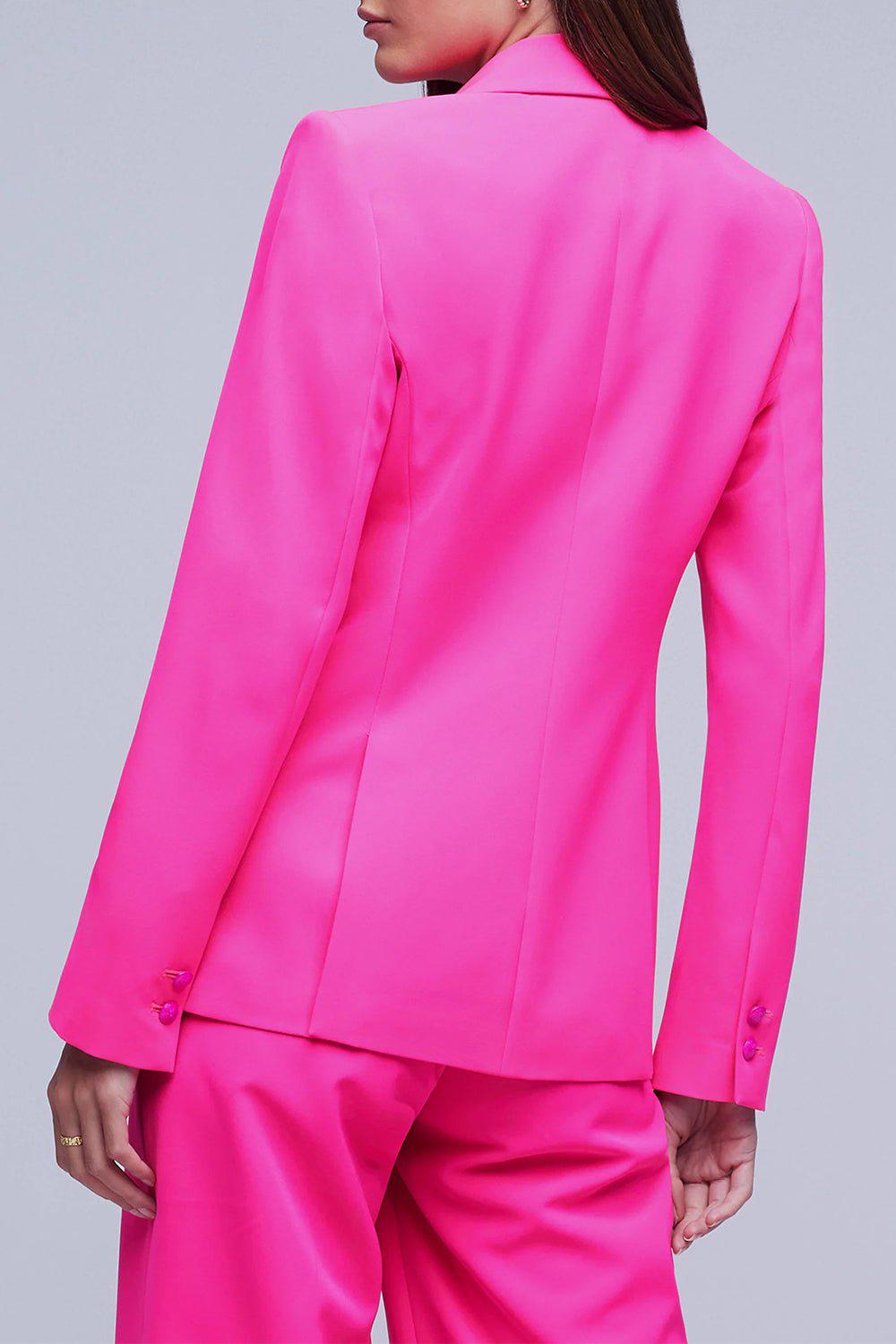 L'AGENCE-Chamberlain Blazer - Pink Glo-